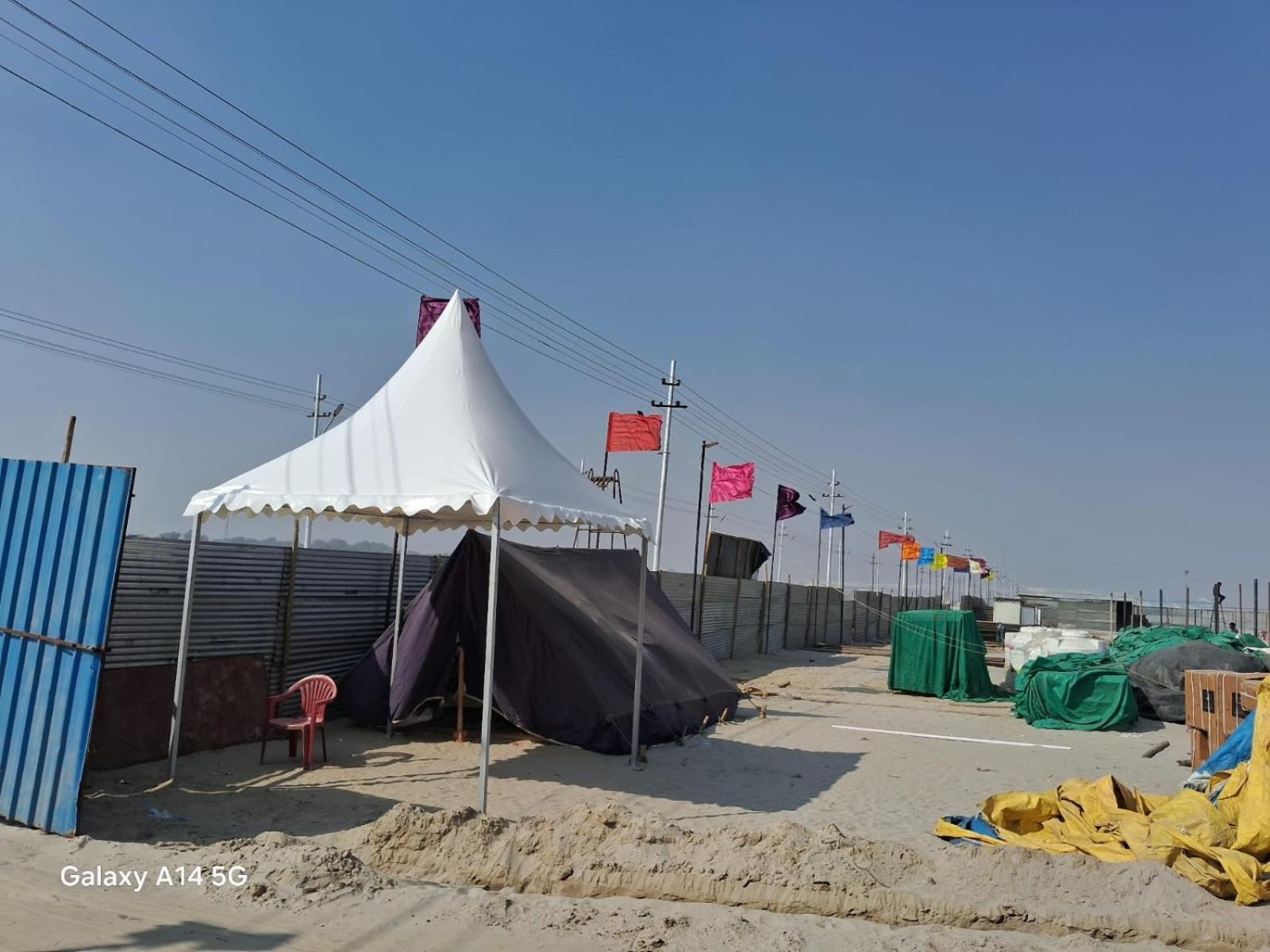ホテル Kumbh Canvas Tent City Allāhābād Junction エクステリア 写真